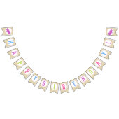 Meisje Dinosaurus Banner Roze Dinosaurus Verjaarda (Alle)