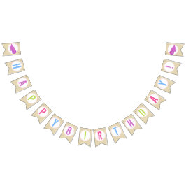 Meisje Dinosaurus Banner Roze Dinosaurus Verjaarda