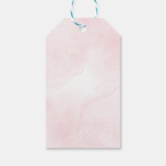 Meisje Dinosaurus Verjaardagsfeestje Dank u Label Cadeaulabel (Achterkant)