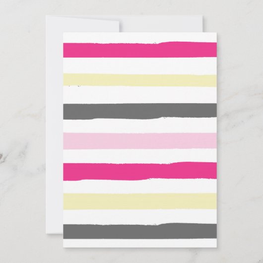 Meisje Dirt Bike Baby shower Uitnodiging (Achterkant)