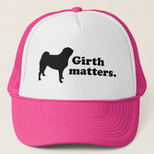"Meisje doet er toe." (Pug) Trucker Pet