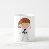 Meisje Doing Karate Mok (Center)