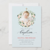 Meisje doop doop doop Bloemen Foto Kaart (Voorkant)