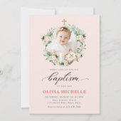 Meisje doop doop doop Bloemen Foto Kaart (Voorkant)