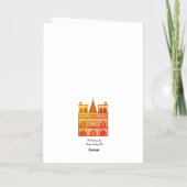 Meisje Doop gefeliciteerd Folie Wenskaart (Achterkant)