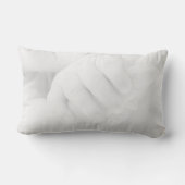 Meisje Doop Gefeliciteerd met Baby Gepersonaliseer Kussen (Achterkant)