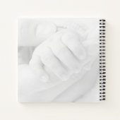 Meisje Doop Gefeliciteerd met Baby Gepersonaliseer Notitieboek (Achterkant)