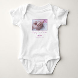 Meisje Doop Gefeliciteerd met Baby Gepersonaliseer Romper