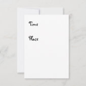 Meisje Doop Kaart (Achterkant)