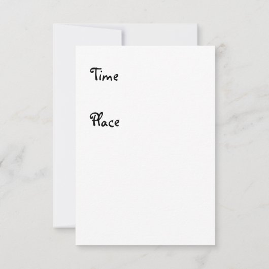 Meisje Doop Kaart (Achterkant)