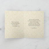 MEISJE DOOP Maagd Maria met Heilige Christus Kind  Kaart (Binnen)