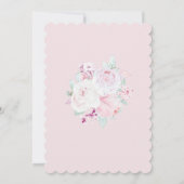 Meisje Doop Uitnodiging Template (Achterkant)