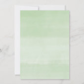 Meisje doopsel helder voorjaar roze sinaasappel bl kaart (Achterkant)