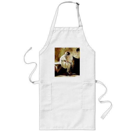  meisje door Fireplace Schort (Voorkant)