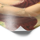 Meisje door Lemon Tree door Emile Vernon Foto Afdruk (Hoek)