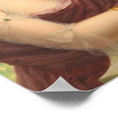 Meisje door Lemon Tree door Emile Vernon Poster (Hoek)