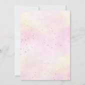 Meisje Drive Through Baby Shower Kaart (Achterkant)