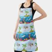 Meisje Duiken In De Oceaan Vriendelijke Shark Cora Schort (Insitu)