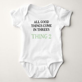 meisje een stuk voor triplets, triplets cadeau ide romper