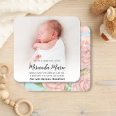 Meisje Eenvoudige Overlay Tekst Pasgeboren Foto Bl