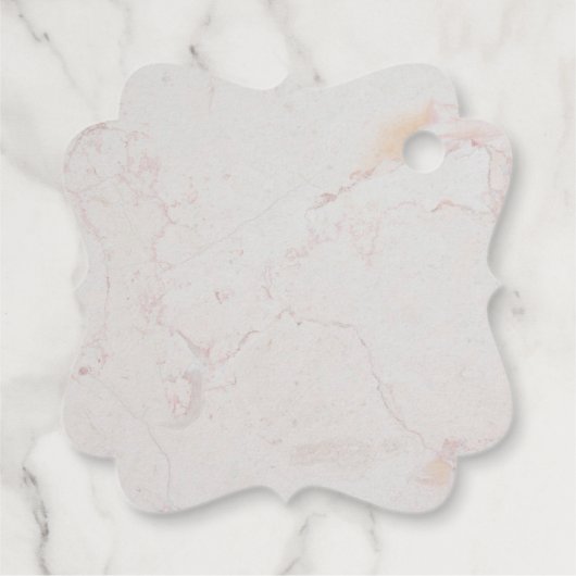 Meisje Eerste Communie Bloemen Goud Roze Orchideeë Bedankjes Labels (Achterkant)