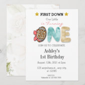 Meisje Eerste Jaar Down Kaart (Voorkant / Achterkant)