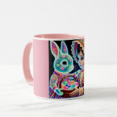 MEISJE Eitjes Bunny ~ Mok (Voorkant links)
