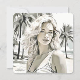 Meisje Elegant in zwart en wit