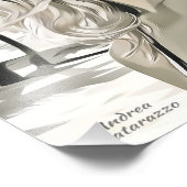 Meisje Elegant in zwart en wit Foto Afdruk (Hoek)