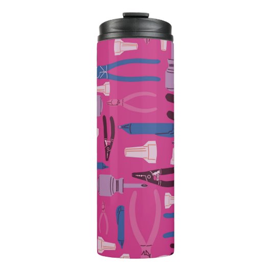 Meisje Elektricien, Bouw Thermosbeker (Voorkant)