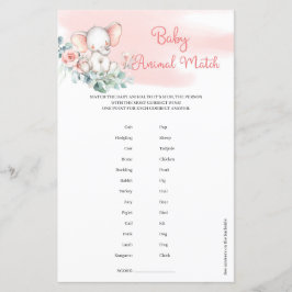 Meisje Elephant Eucalyptus met babykleding