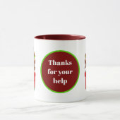 Meisje elf bedankt voeg naambericht toe mok (Midden)