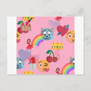 meisje emoji briefkaart