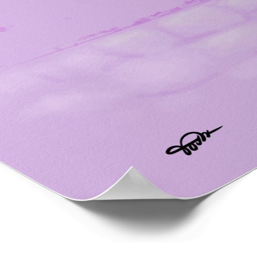 Meisje en boom poster (Hoek)