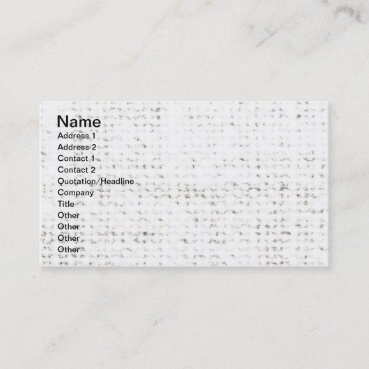 meisje en dove grunge Canvas Visitekaartje (Voorkant)