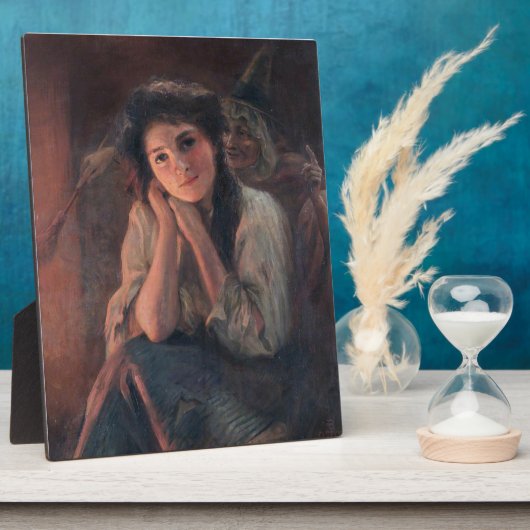 Meisje en een heks - Beatrice Ofor Fotoplaat (Zijkant)