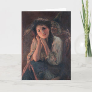 Meisje en een heks - Beatrice Ofor Kaart