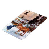 Meisje en Eland Magneet (Linkerzijde)