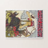 Meisje en Geranium, Mucha Legpuzzel (Horizontaal)