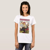 Meisje en Geranium, Mucha T-shirt (Voorkant volledig)