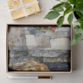 Meisje en Giraffe Waterverf Collage 1 Tissuepapier (Geschenk)