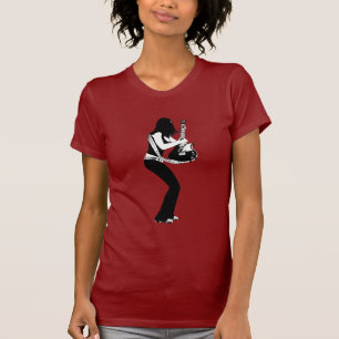 Meisje en gitaar t-shirt