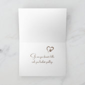 Meisje en Golden Retriever Pet Loss Sympathie Kaart (Binnen)