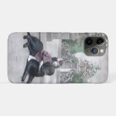Meisje en haar Hond Case-Mate iPhone Case (Achterkant (horizontaal))