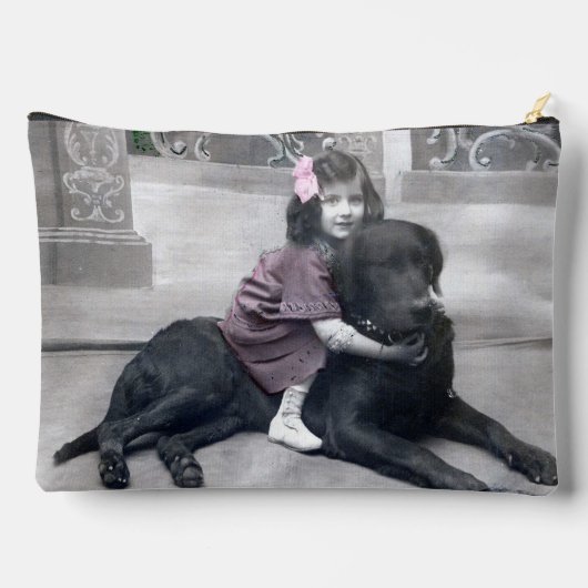 Meisje en haar Hond Etui (Achterkant)
