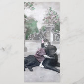 Meisje en haar Hond Menu (Achterkant)