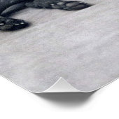 Meisje en haar hond perfect poster (Hoek)