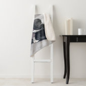 Meisje en haar Hond Sherpa Deken (In situ)