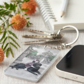 Meisje en haar Hond Sleutelhanger (Voorkant Rechts)