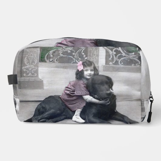 Meisje en haar Hond Toilettasje (Voorkant)